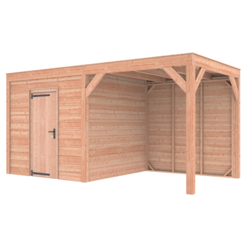 Tuinhuis Douglas Zweeds Rabat 495x255cm symmetrisch