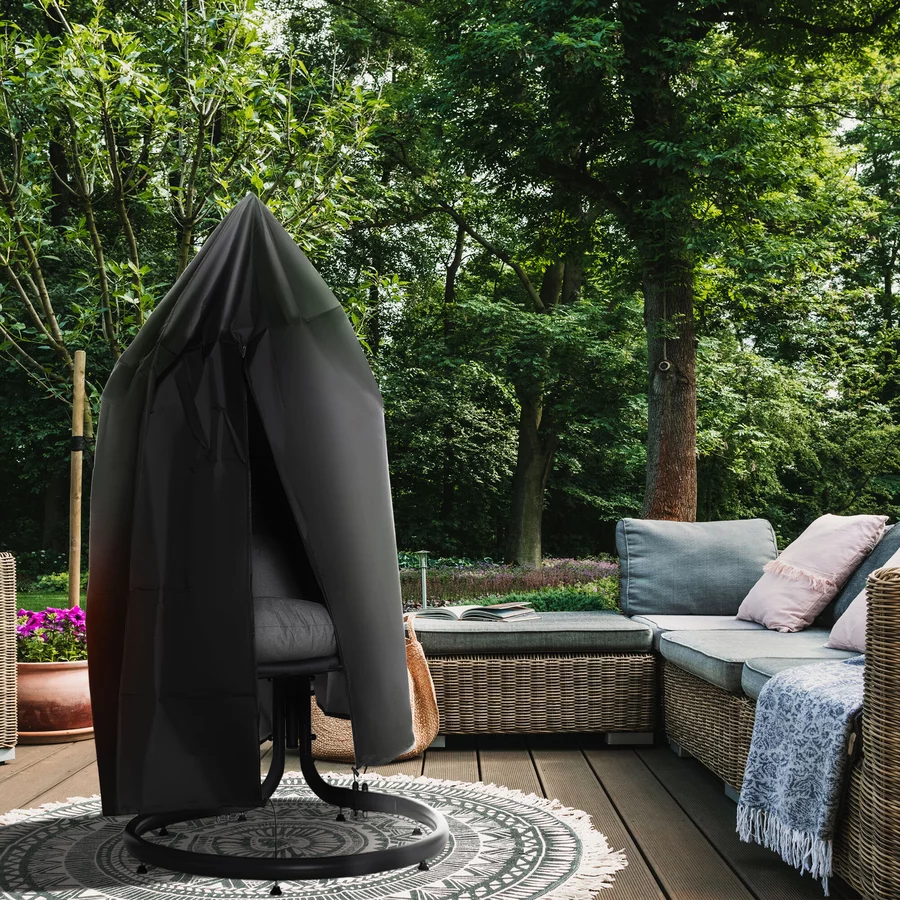 Outsunny Outdoor Schutzhülle mit Tasche schwarz