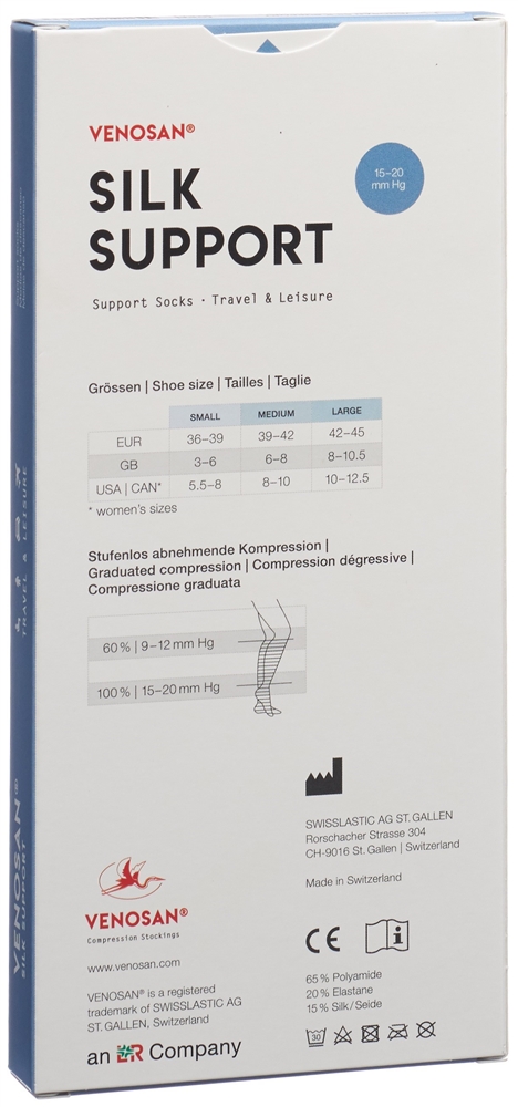 VENOSAN A-D Support Socks L sisko violet 1 Paar
