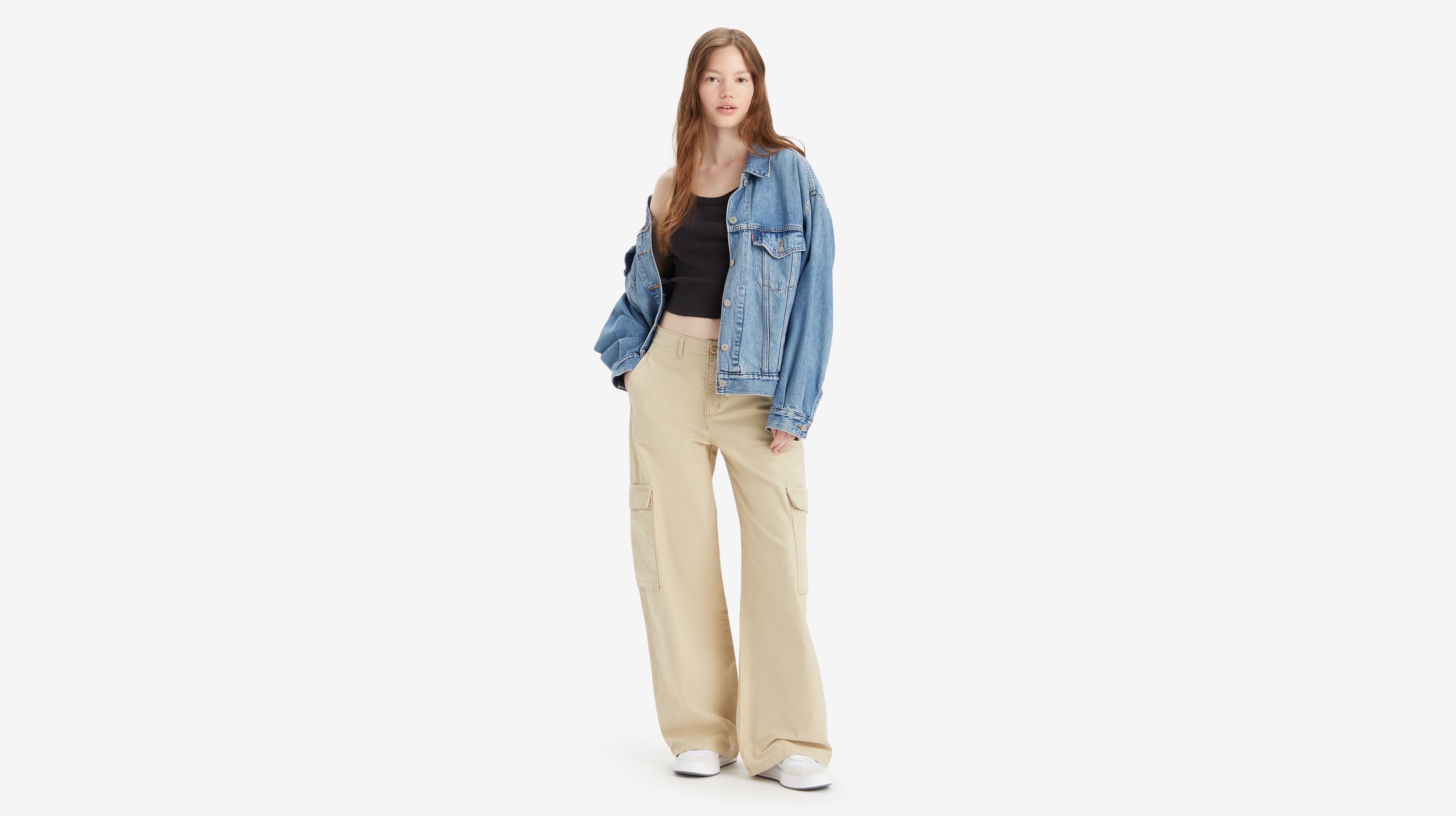 Pantalon Baggy Cargo - Safari - Beige