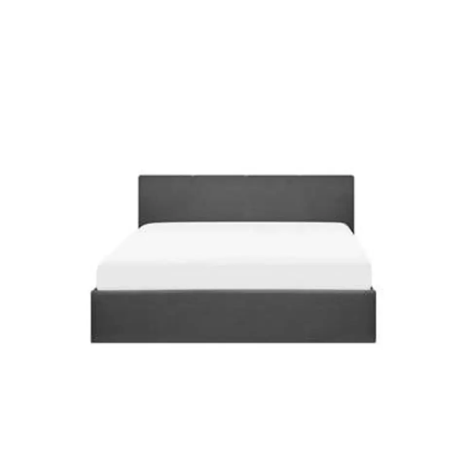 ORBEY - Tweepersoonsbed - Grijs - 160 x 200 cm - Polyester