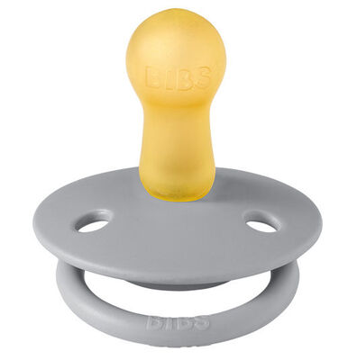 BIBS Smokk De Lux 2-pack Silicone, Cloud/Steel Blue