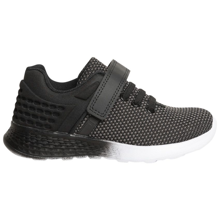 Baskets de sport en mesh à semelle bicolore pour garçon - Noir