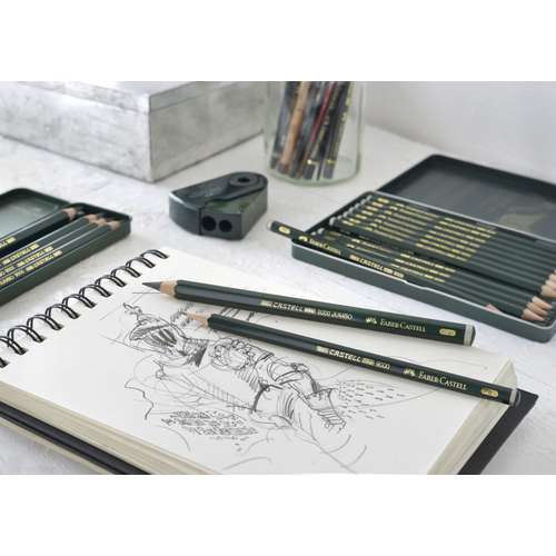 FABER-CASTELL 9000 JUMBO Bleistifte, 5er-Set