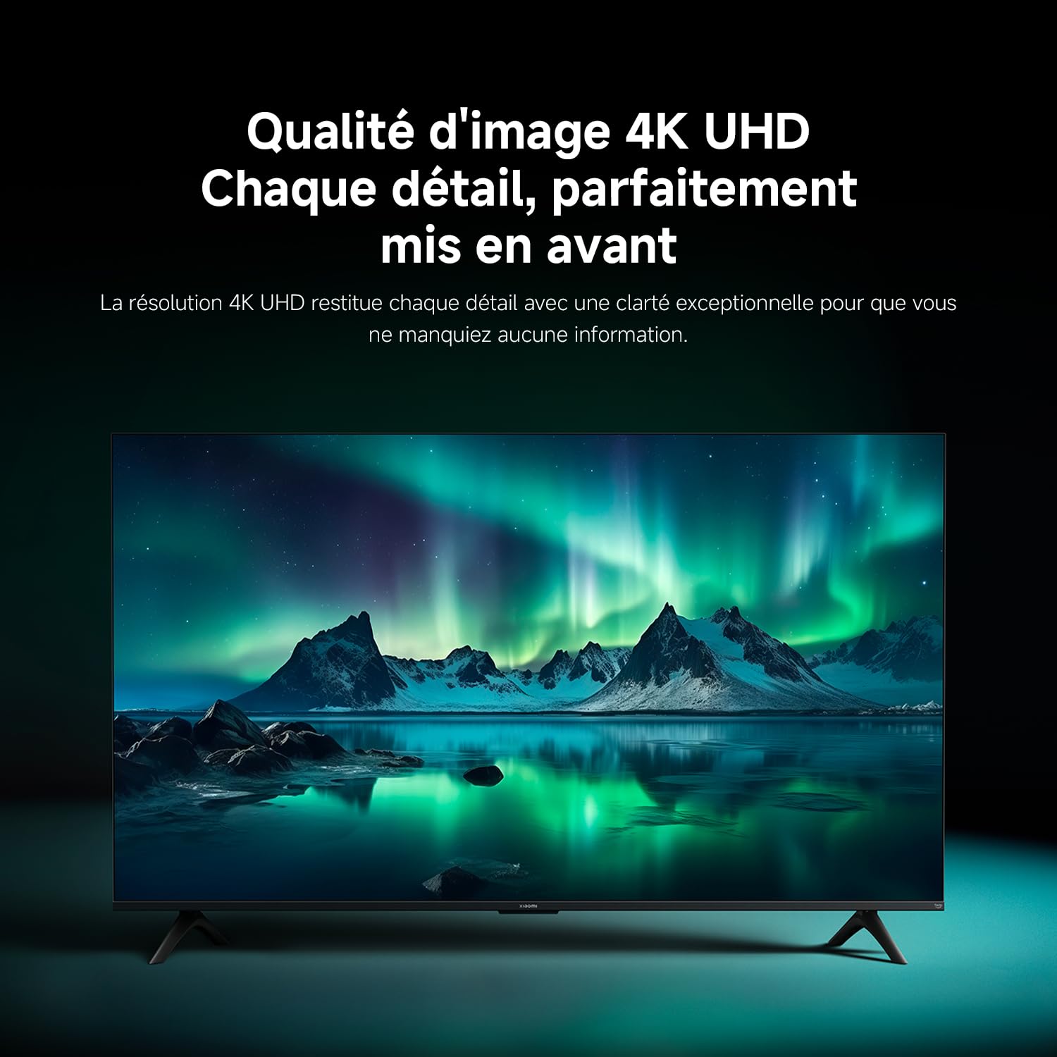 Xiaomi TV F 55, 140 cm (55 Pouces), 4K UHD, Smart TV, Fire TV, Contrôle Vocal Alexa, HDR10, MEMC, Mode Game Boost 120Hz, 2Go+32Go, Compatible avec Air