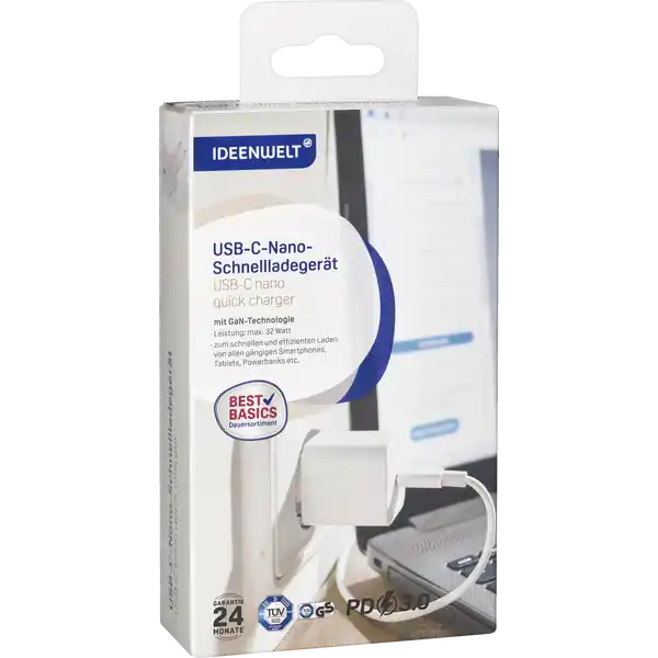 USB-C-Nano-Schnellladegerät