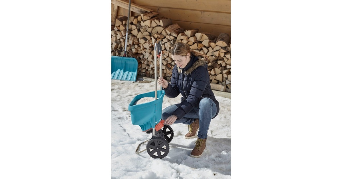 GARDENAStrooiwagen XL strooiapparatuur  (Turquoise/zwart, 436-20)