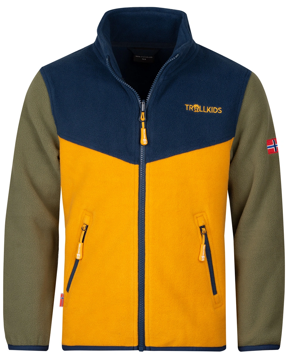 FunktionswinterjaKids BRYGGEN 3IN1 in moss/golden yellow