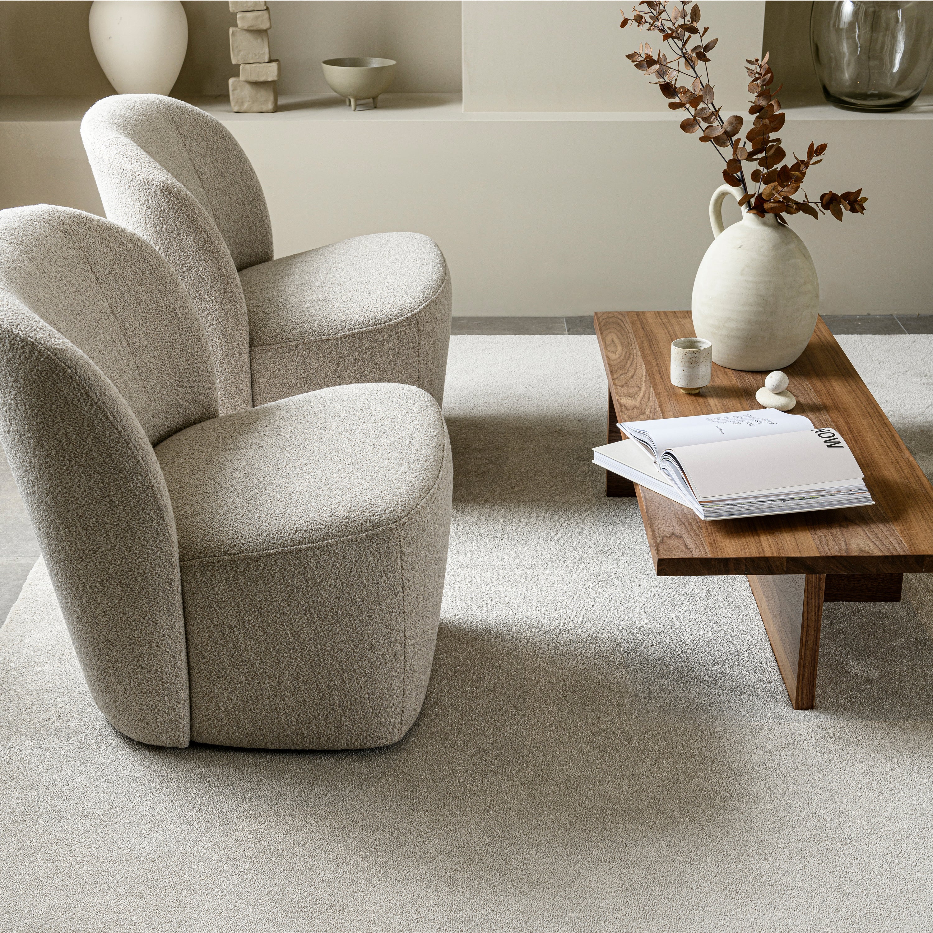vtwonen Lofty Fauteuil - Naturel GemÃªleerd