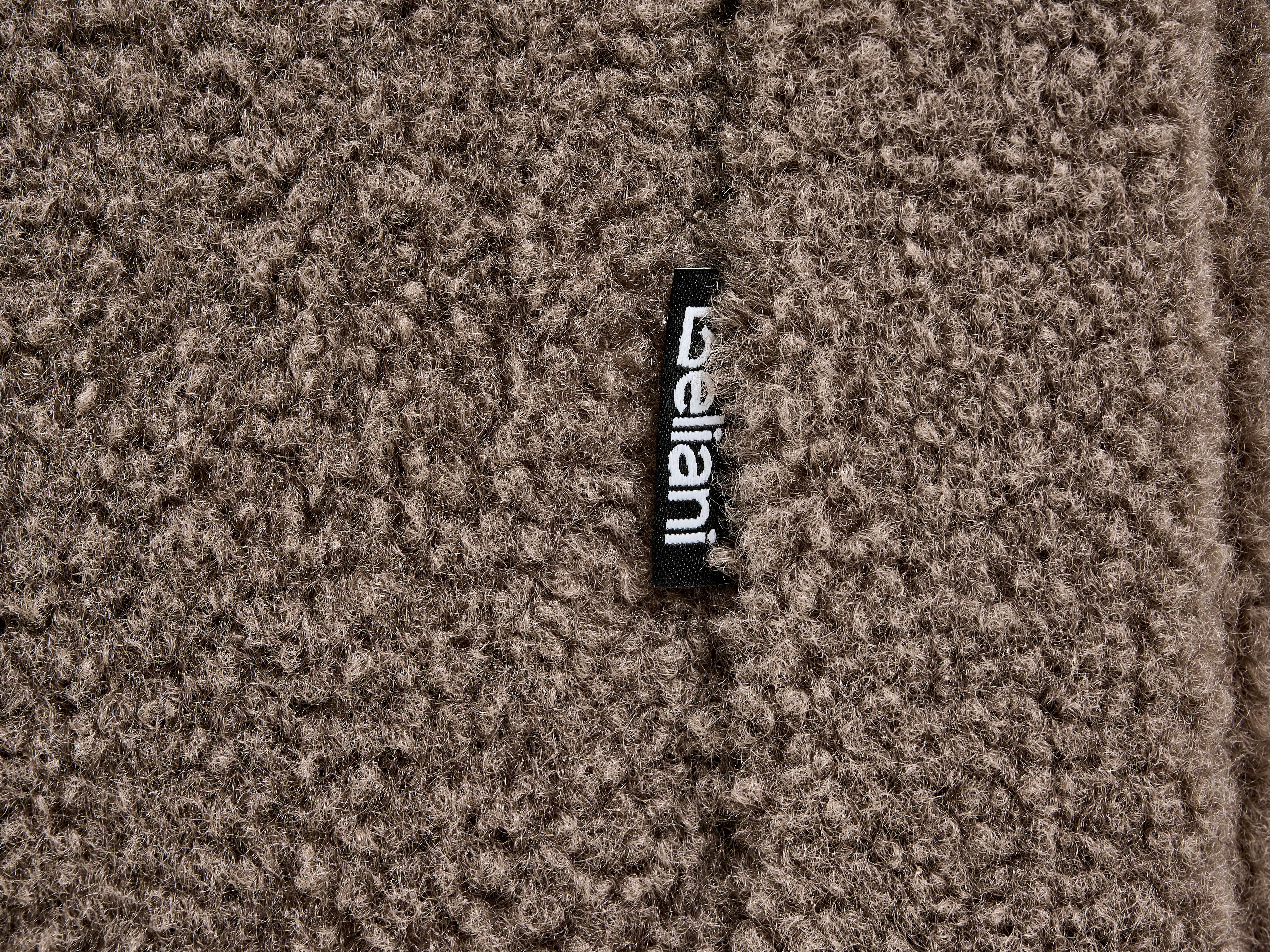 Bed zonder hoofdbord Bouclé ROANNE 180 x 200 cm Taupe