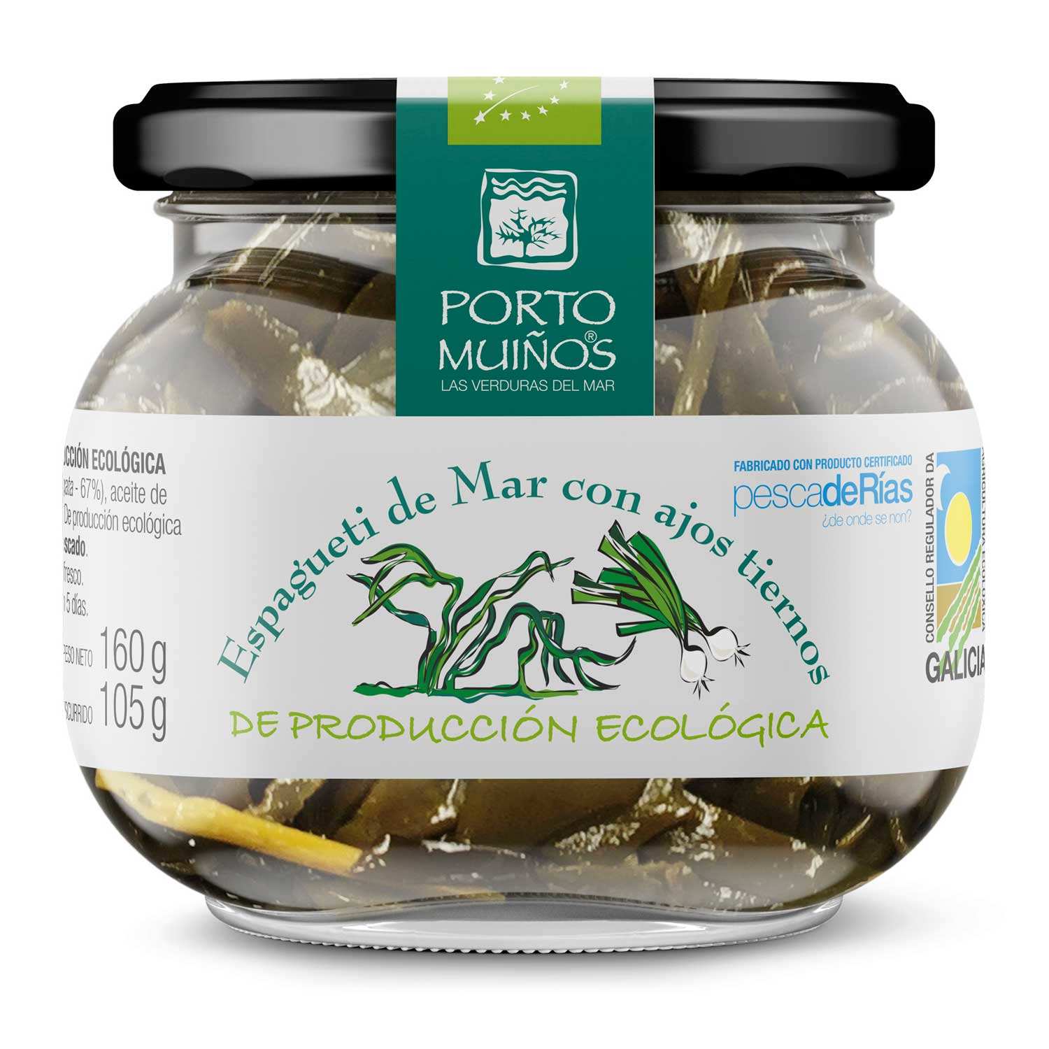Spaghetti de mer à l'ail nouveau bio