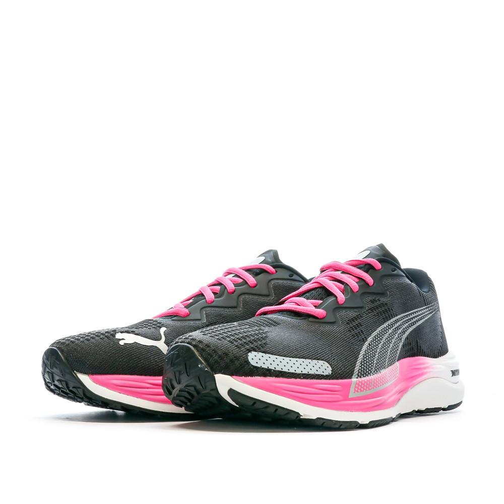 Puma Chaussures de Running Noir/Rose Femme Puma Velocity Nitro 2