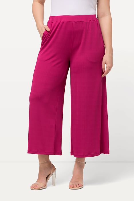 Culotte, Struktur, wadenlang, gerades Bein, Elastikbund
