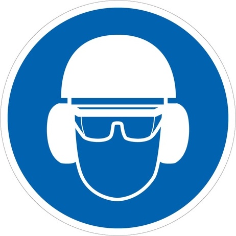 Panneau obligatoire - EPI - Protection Tête - M014 - ISO 7010