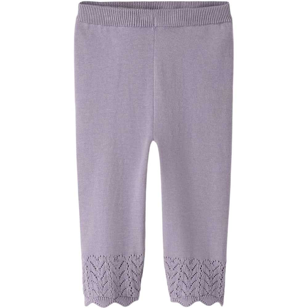 Køb Name It Lavender Gray Nbfbrit Strik Bukser