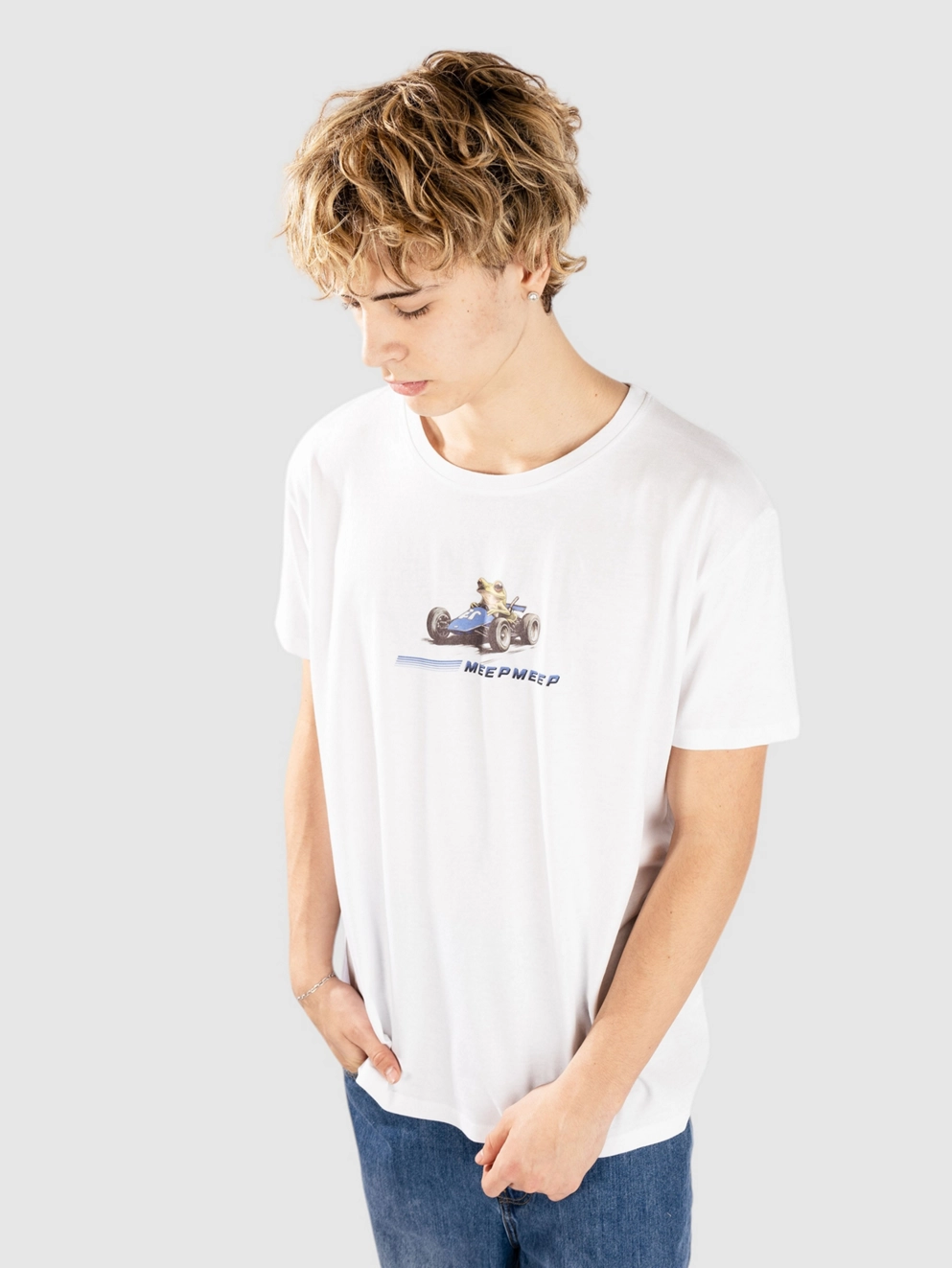 Fat Moose Meep T-Shirt white