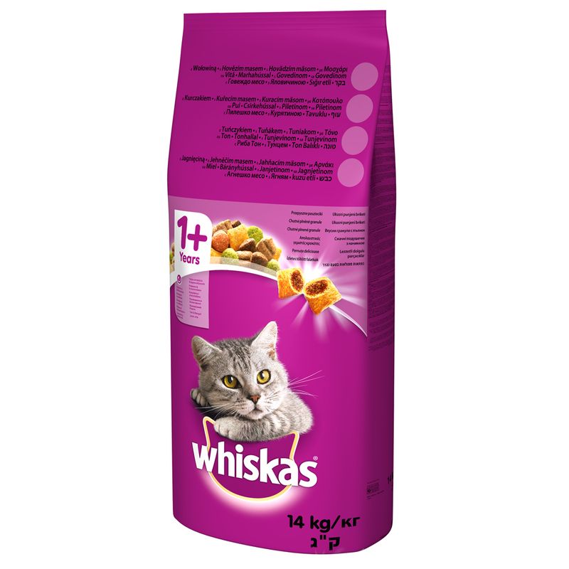 Whiskas 1+ Adult, bœuf