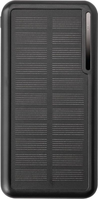 SBS - Solar Powerbank - 10.000 mAh - Zwart - USB/USB-C