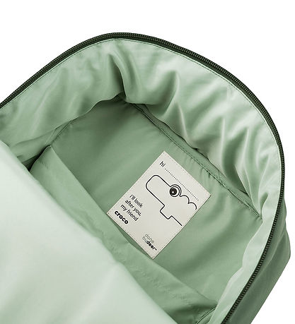 Done by Deer Rucksack - Quilted - Croco Green