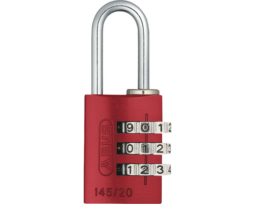 Abus 145/20 zilveren hangslot met sluitplaatje, 20 mm