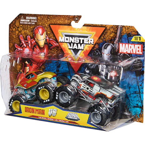Monster Jam & Marvel legetøjsbiler 2-pak - flere varianter - assorteret