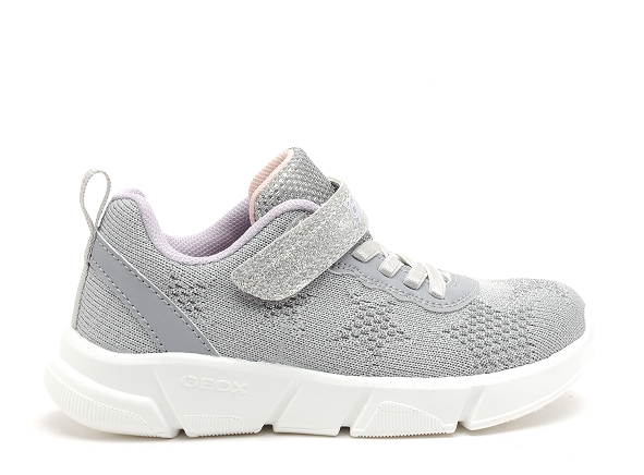 Geox basses enfant j aril gd j25dld argent