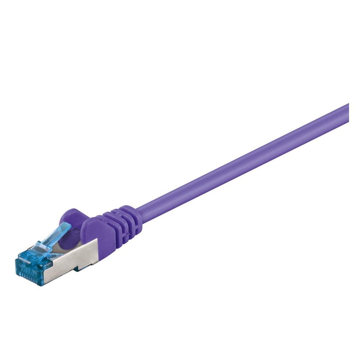 CAT 6A patchkabel, S/FTP (PiMF), fiolett