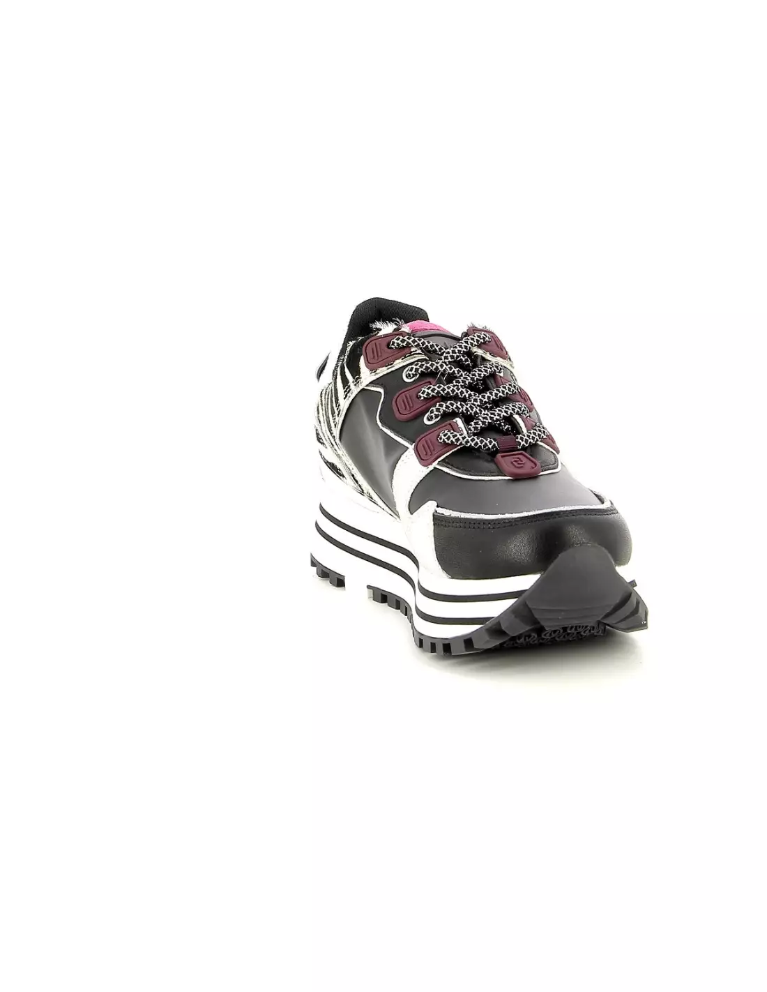 LIU JO MAXI WONDER - Baskets Noirargentzebre