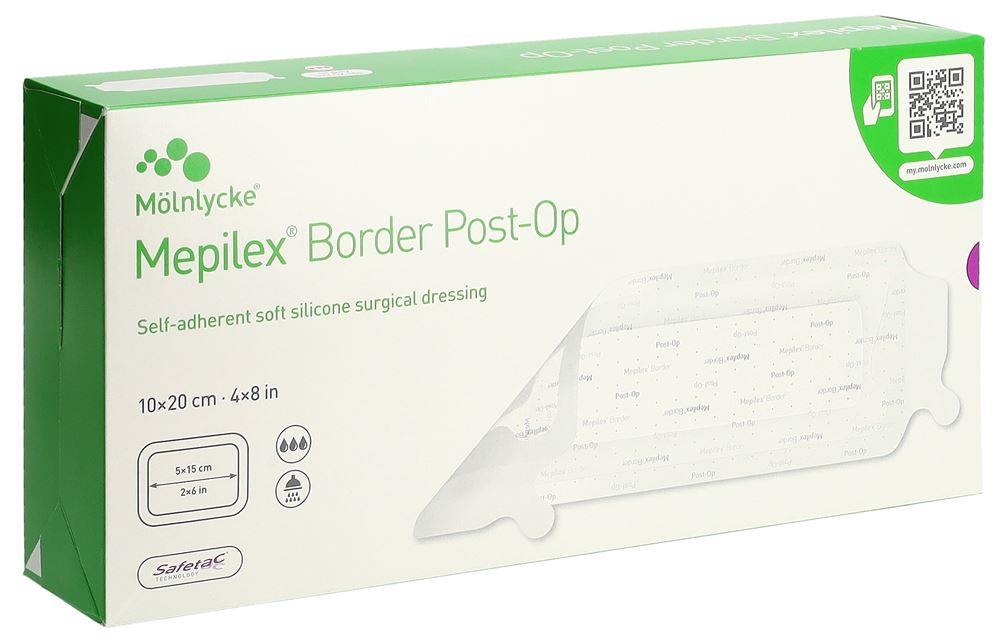 MEPILEX Border Post OP<br>10 Stück, 10x20cm, (neu)