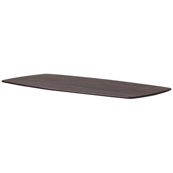 WOOOD tafelblad Tablo Deens ovaal mid brown 24 mm 220x100 cm