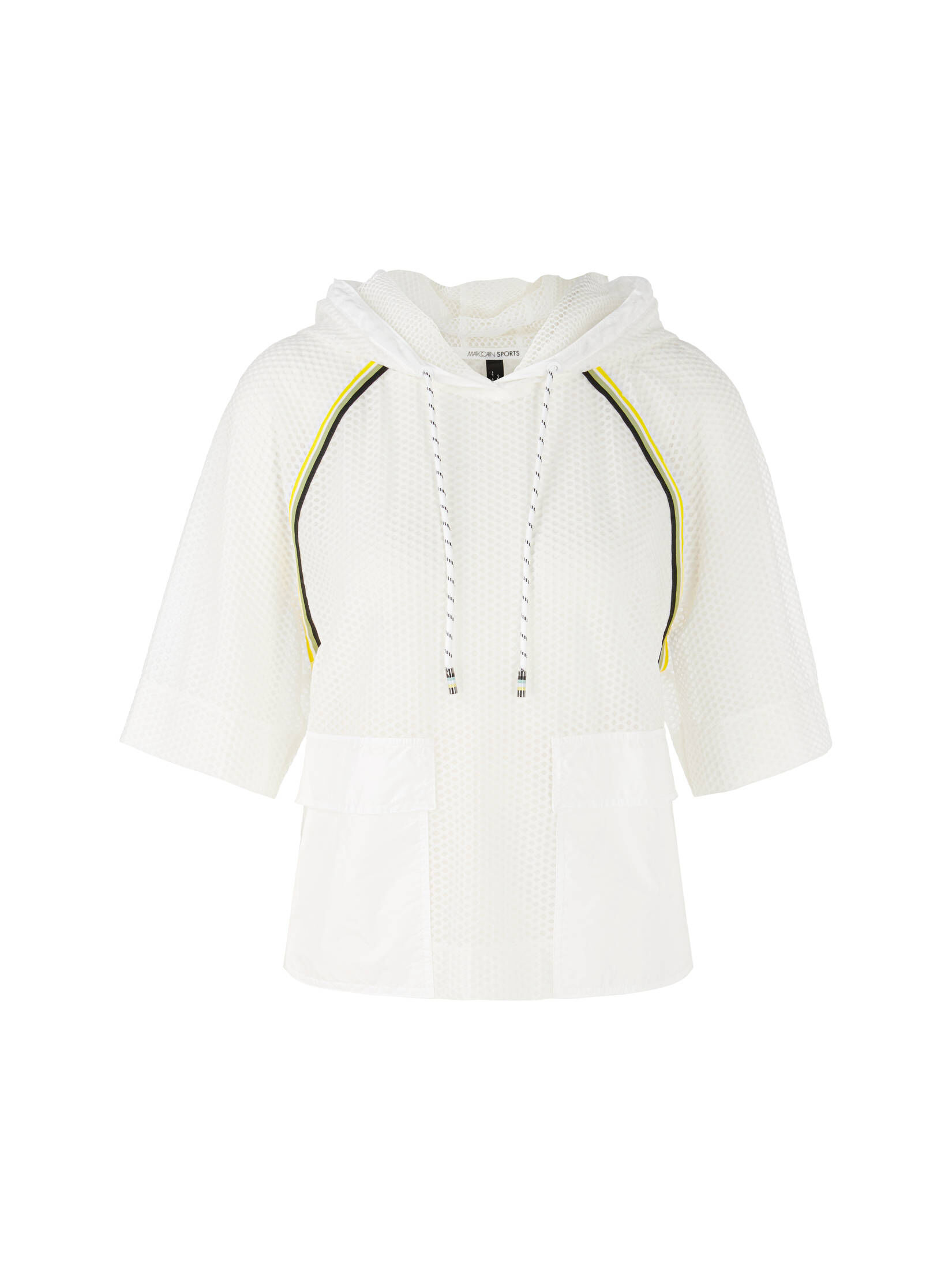Marc Cain| Damen Hoodie Kurzarm