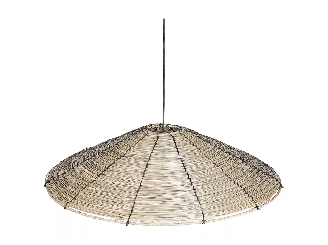 Lampe suspension LUAGAN Osier Naturel
