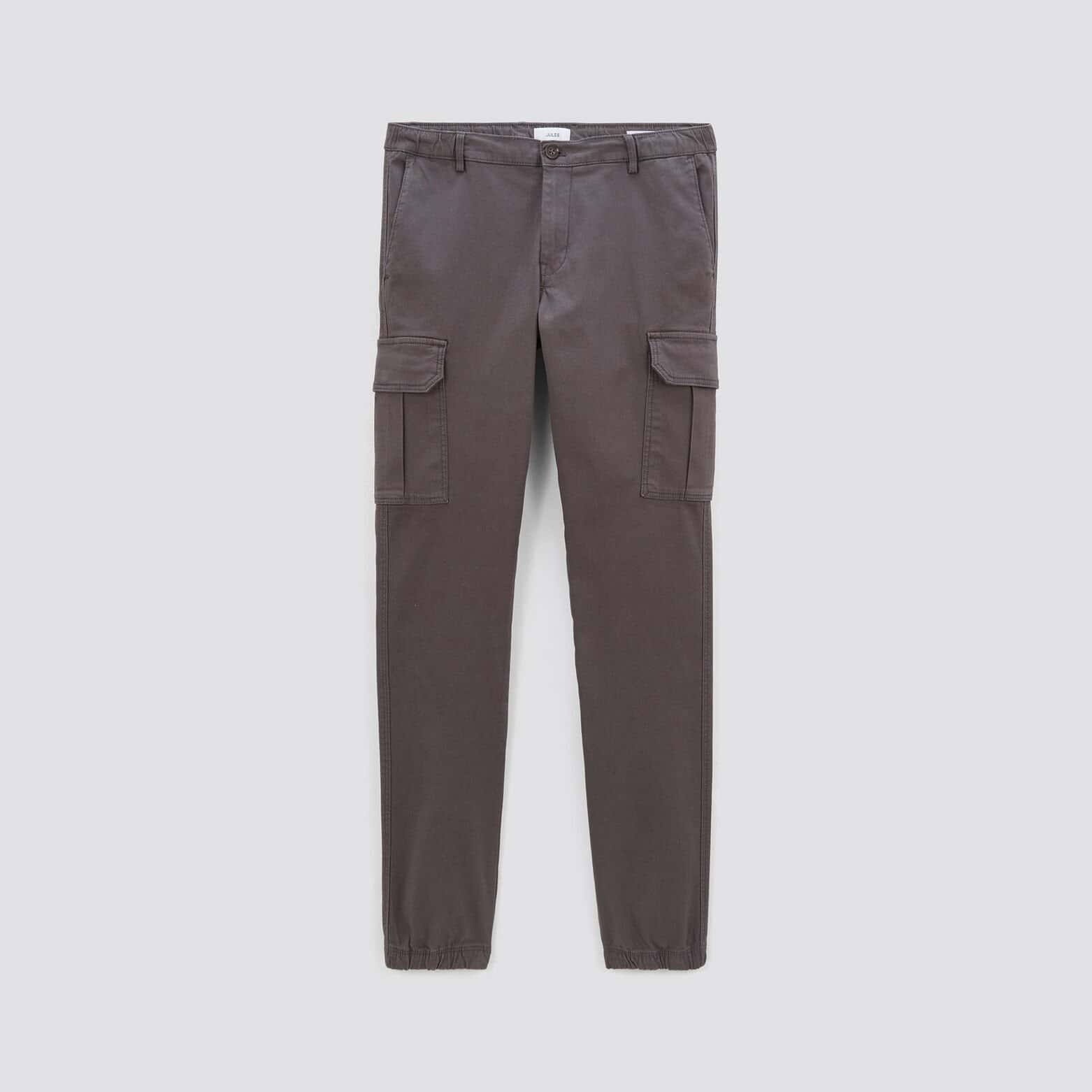 Pantalon cargo Gris moyen