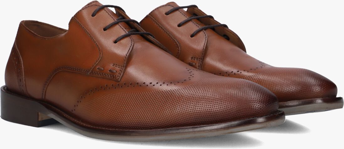 cognac stefano lauran nette schoenen msh0010098