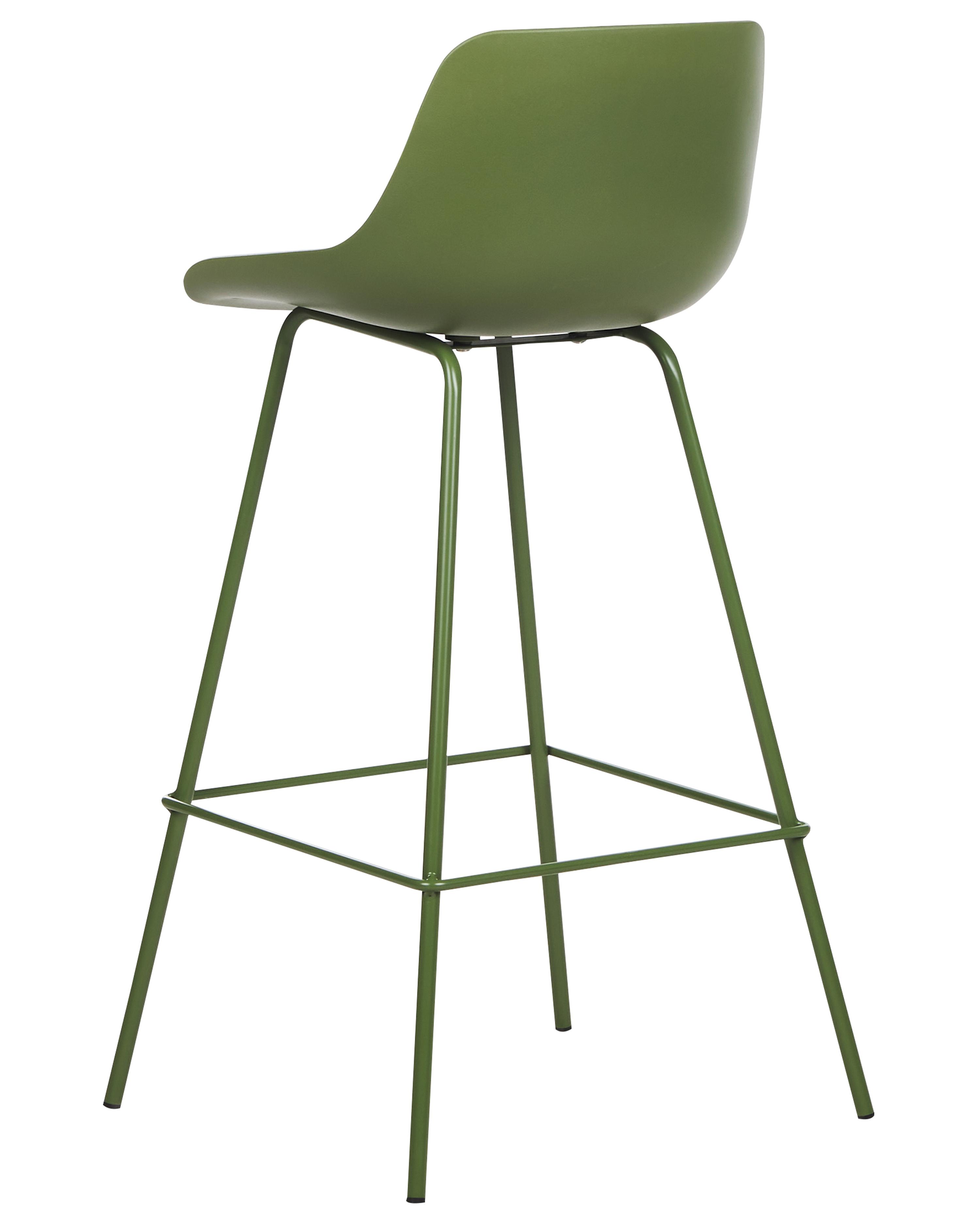 Set van 2 barstoelen EMMET Groen