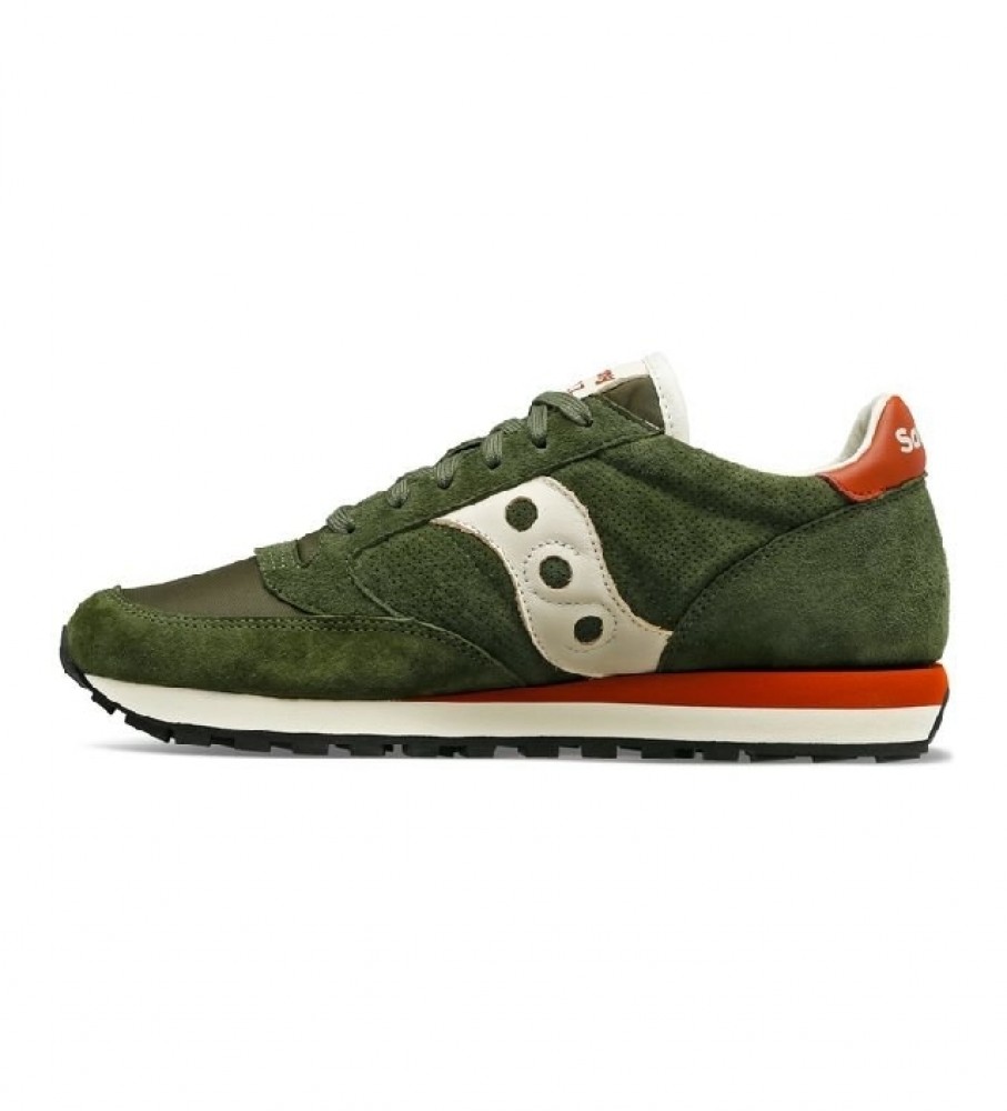 Tênis Saucony Jazz Original de couro, verde