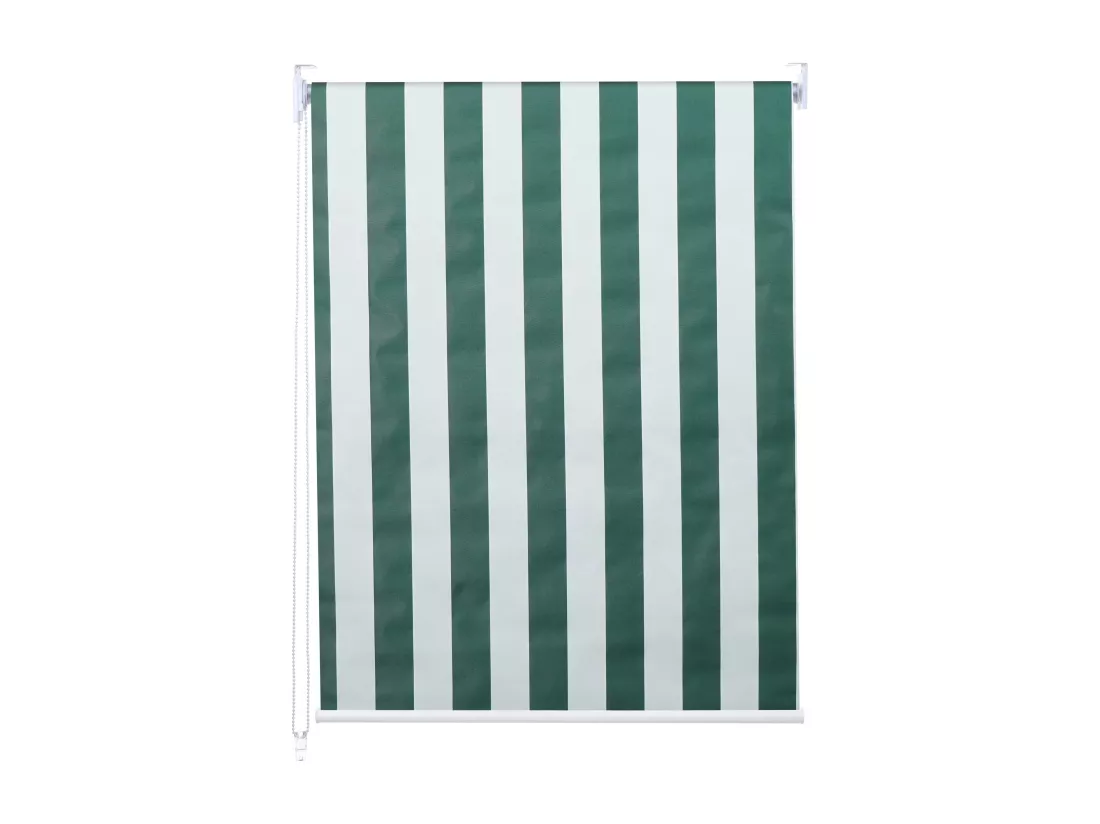 Store enrouleur de fenêtre blanche 80 x 0.03 x 230 cm 04_0004472