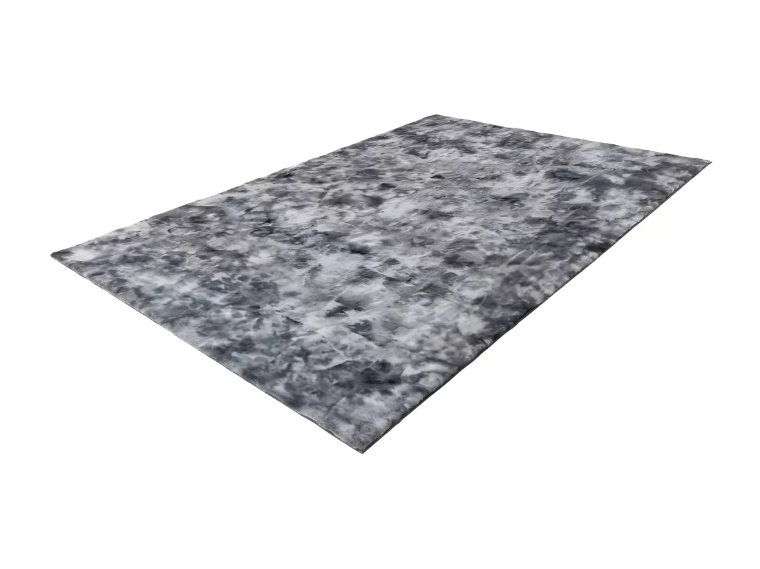 Tapis 170x120cm, design B005O coloris graphite - Confort et élégance pour votre intérieur