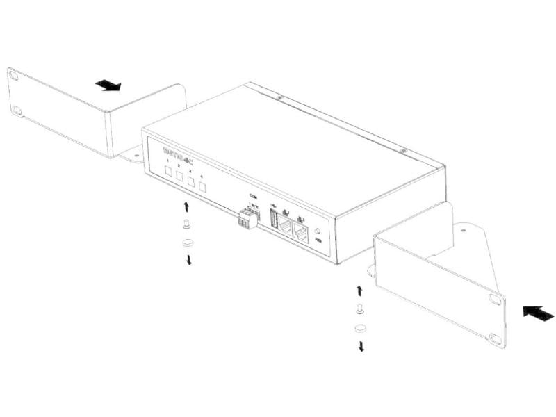 NETIO Rack Zubehör Rackmontage Kit RM1 4C NETIO RM1 4C