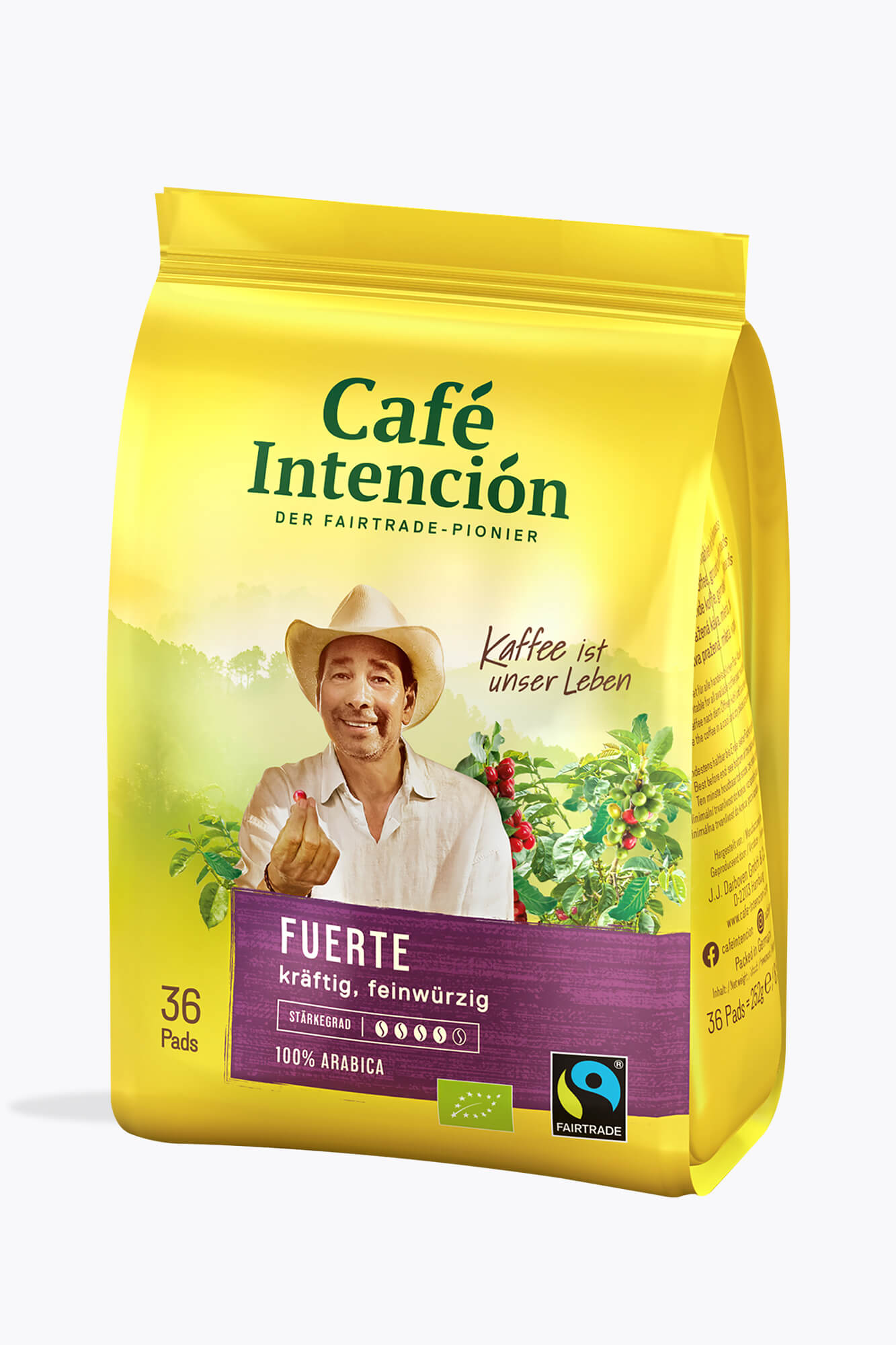 Café Intención Fuerte Bio 36 Pads Senseo® kompatibel