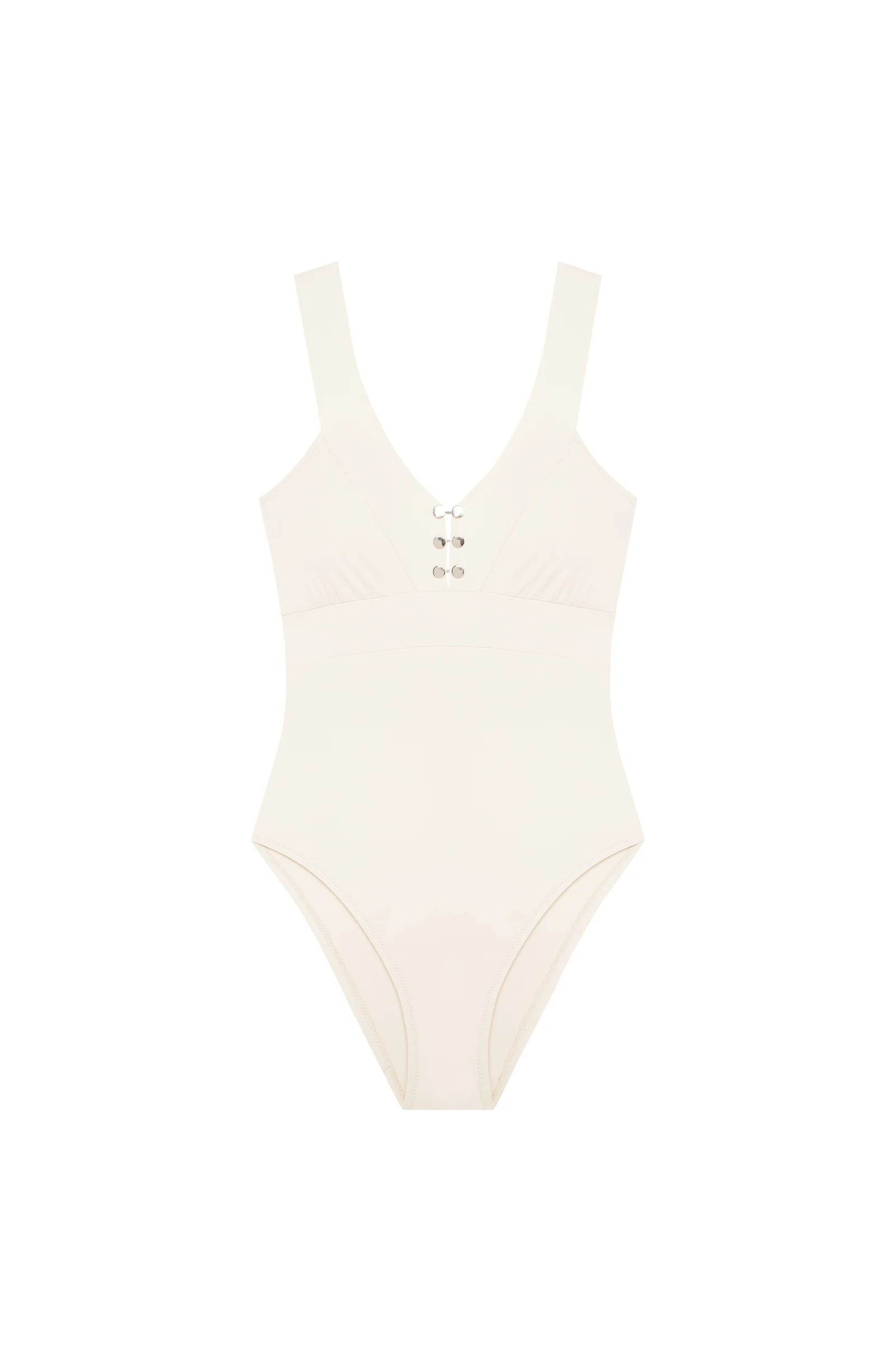 anton Maillot de bain une pièce ivoire à bijoux Ivoire