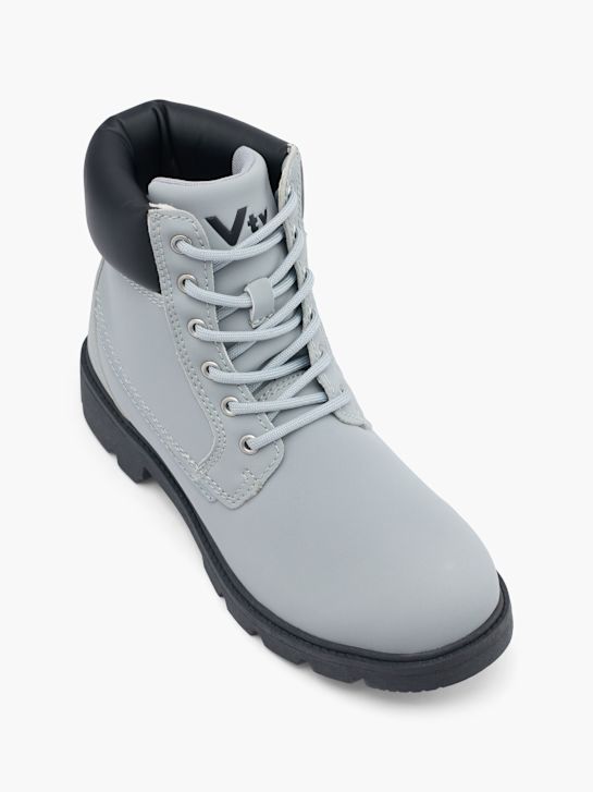 Vty Schnür-Stiefelette Grau