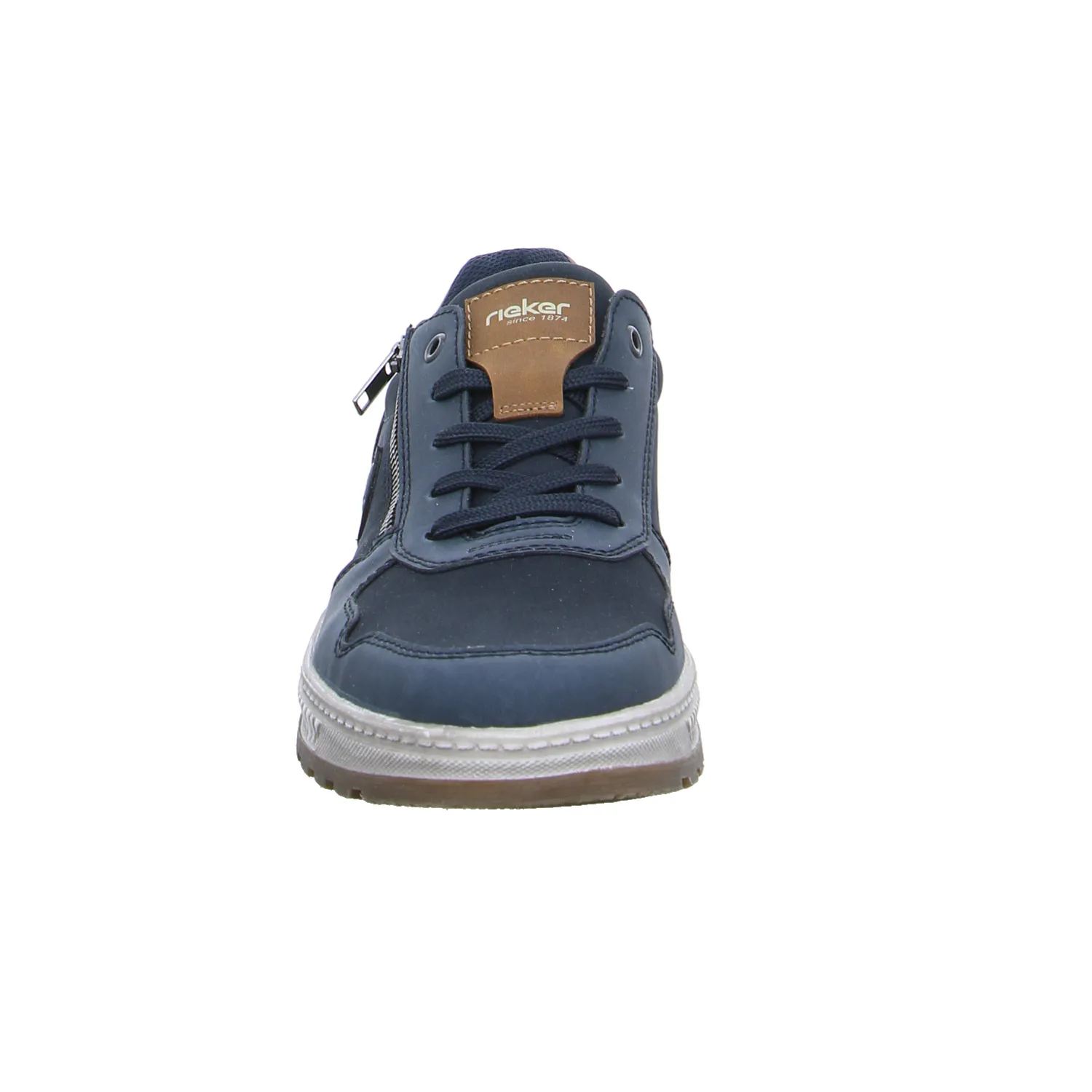 RIEKER Halbschuhe Sneaker Blau Leder