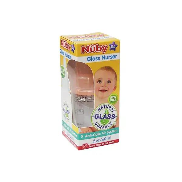 Nuby Biberon Verre Cuivre +0m 60ml