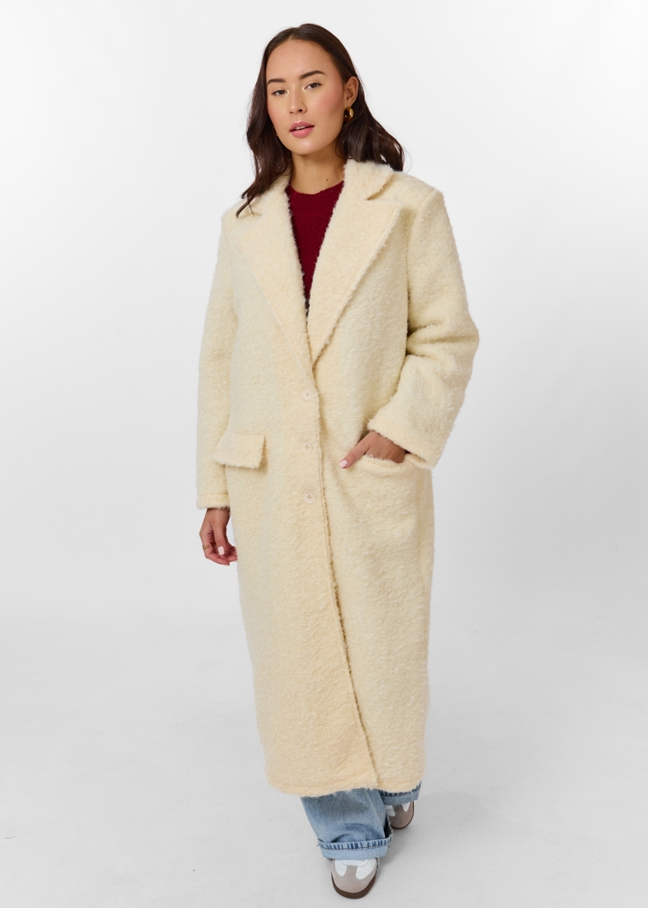 Carmen mantel jas creme