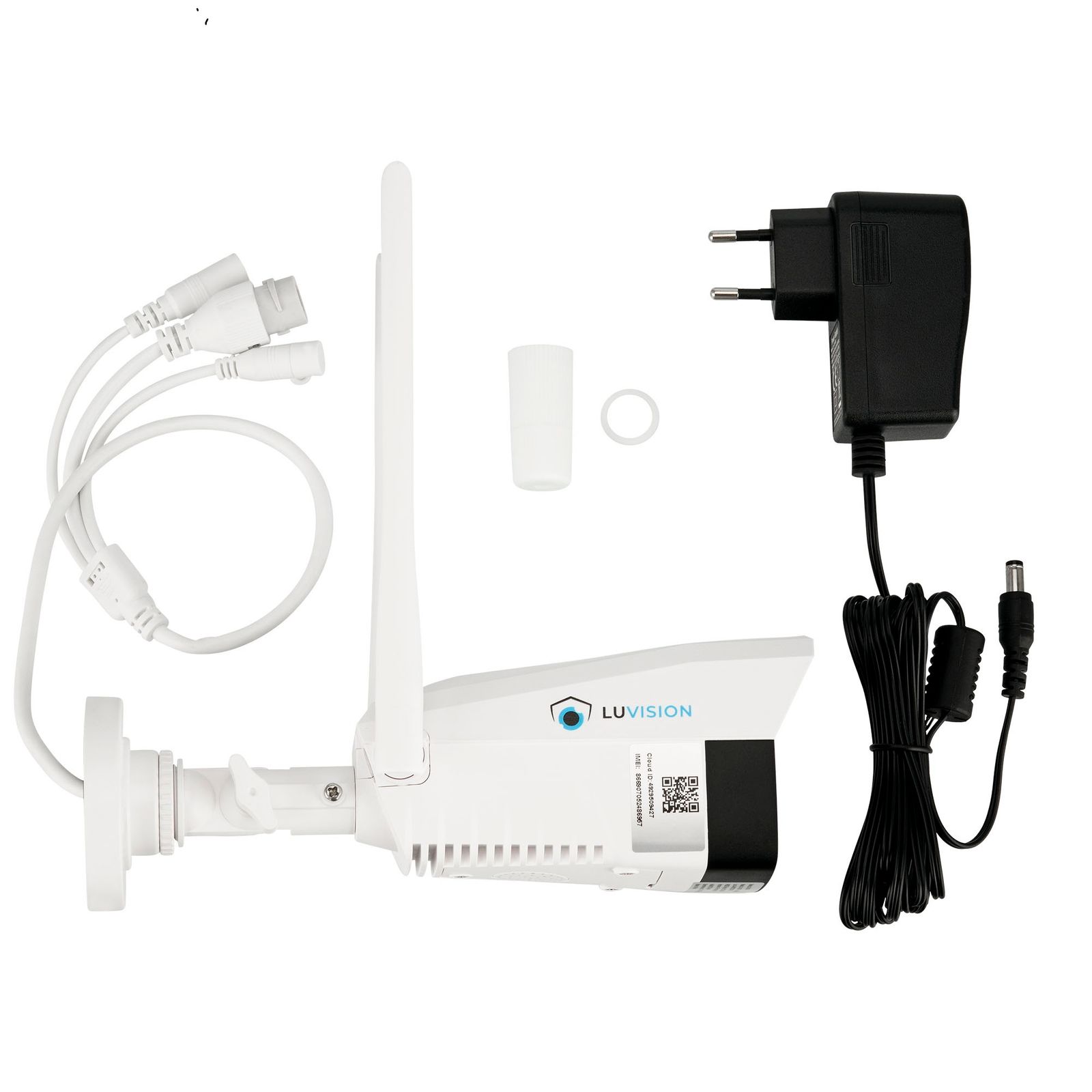 LUVISION 4G / LTE Spotlight 3MP IP Überwachungskamera Kamera mit SIM Mobilfunk Karte Sirene Outdoor