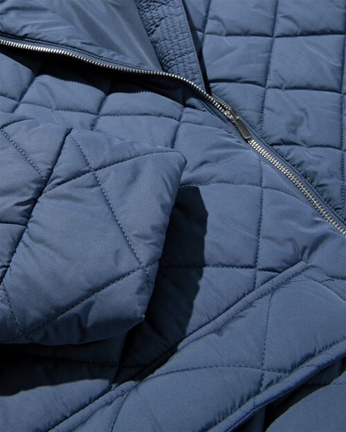manteau surpiqué Elke pour femmes bleu