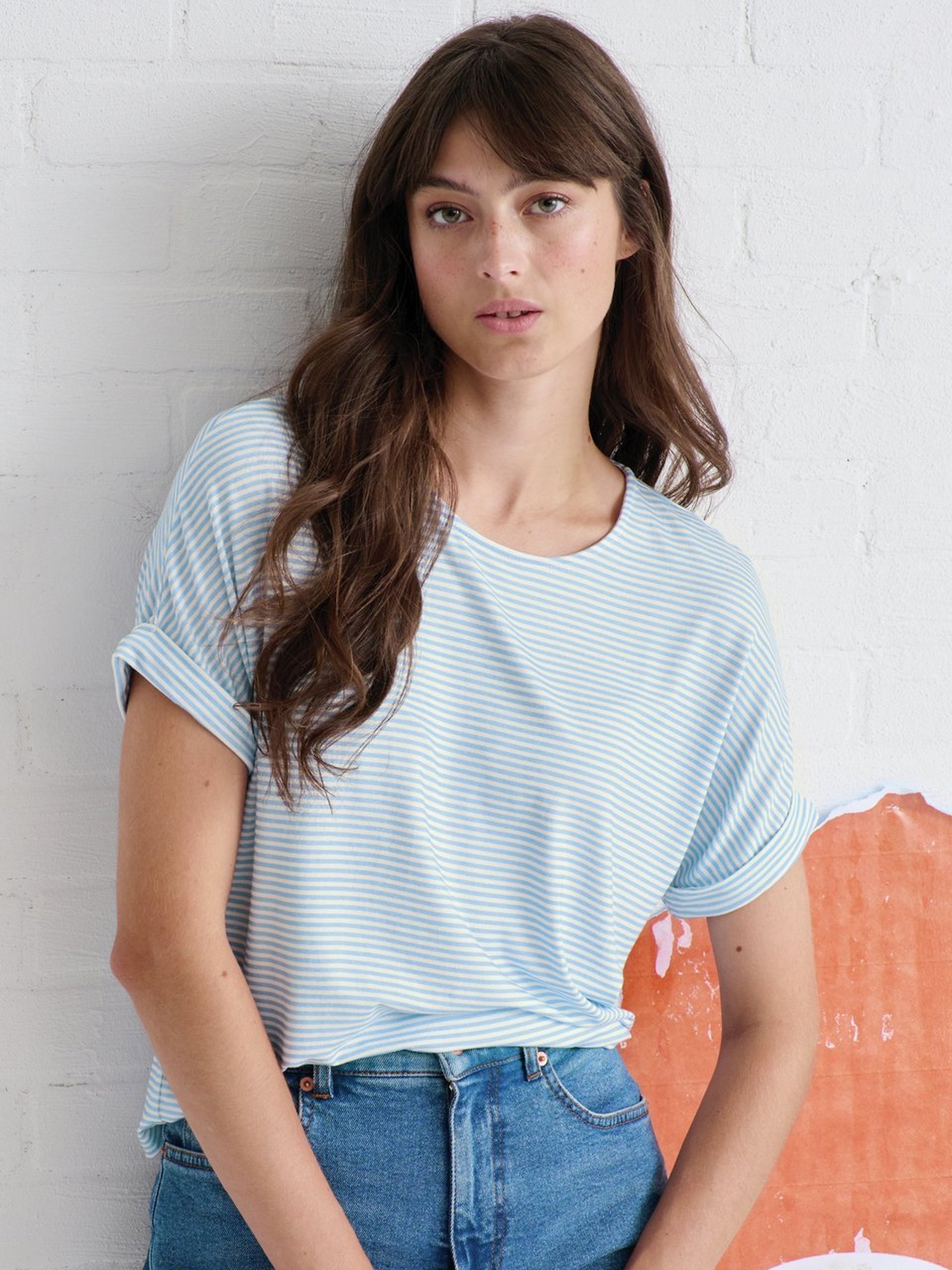 Rundhals-Shirt