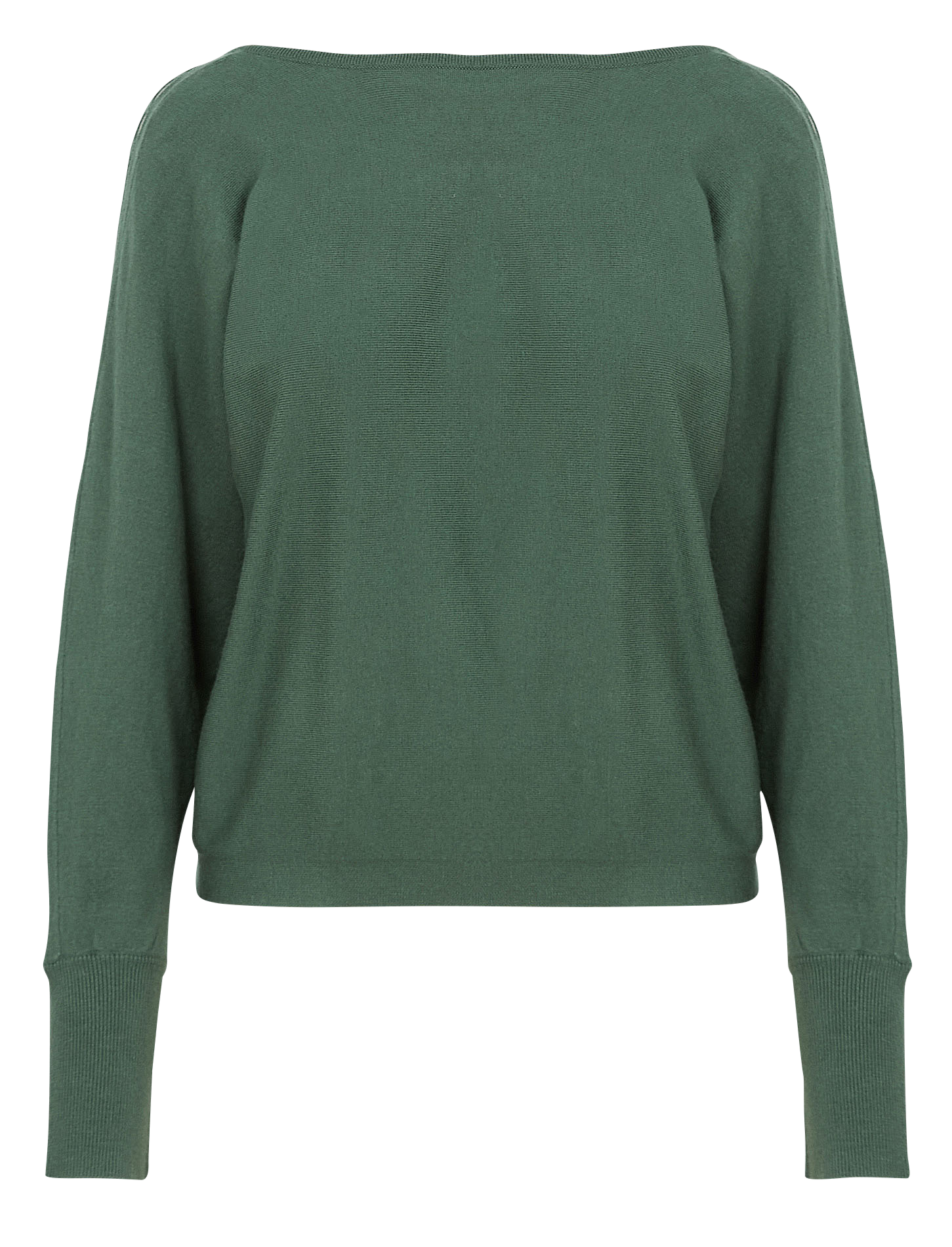 Pull col V en maille ajourée| Vert