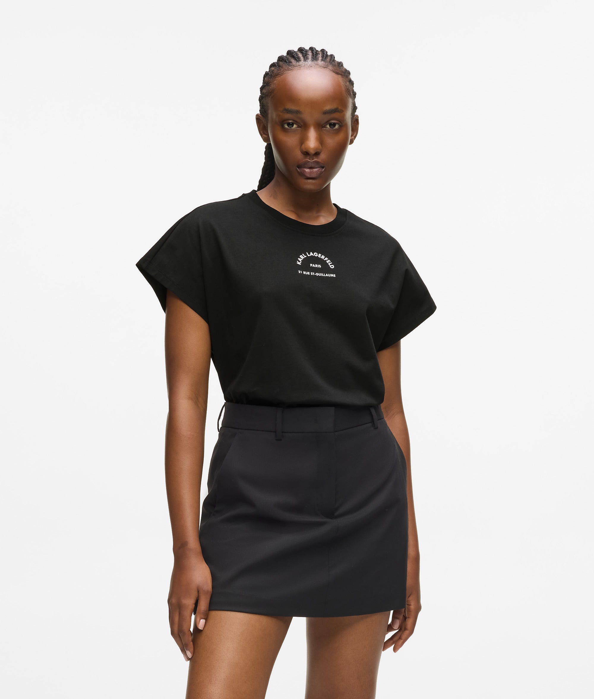 Rue St-Guillaume T-shirt met glitter